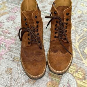 Gallucci made in Italy boys wingtip ankle boots 36